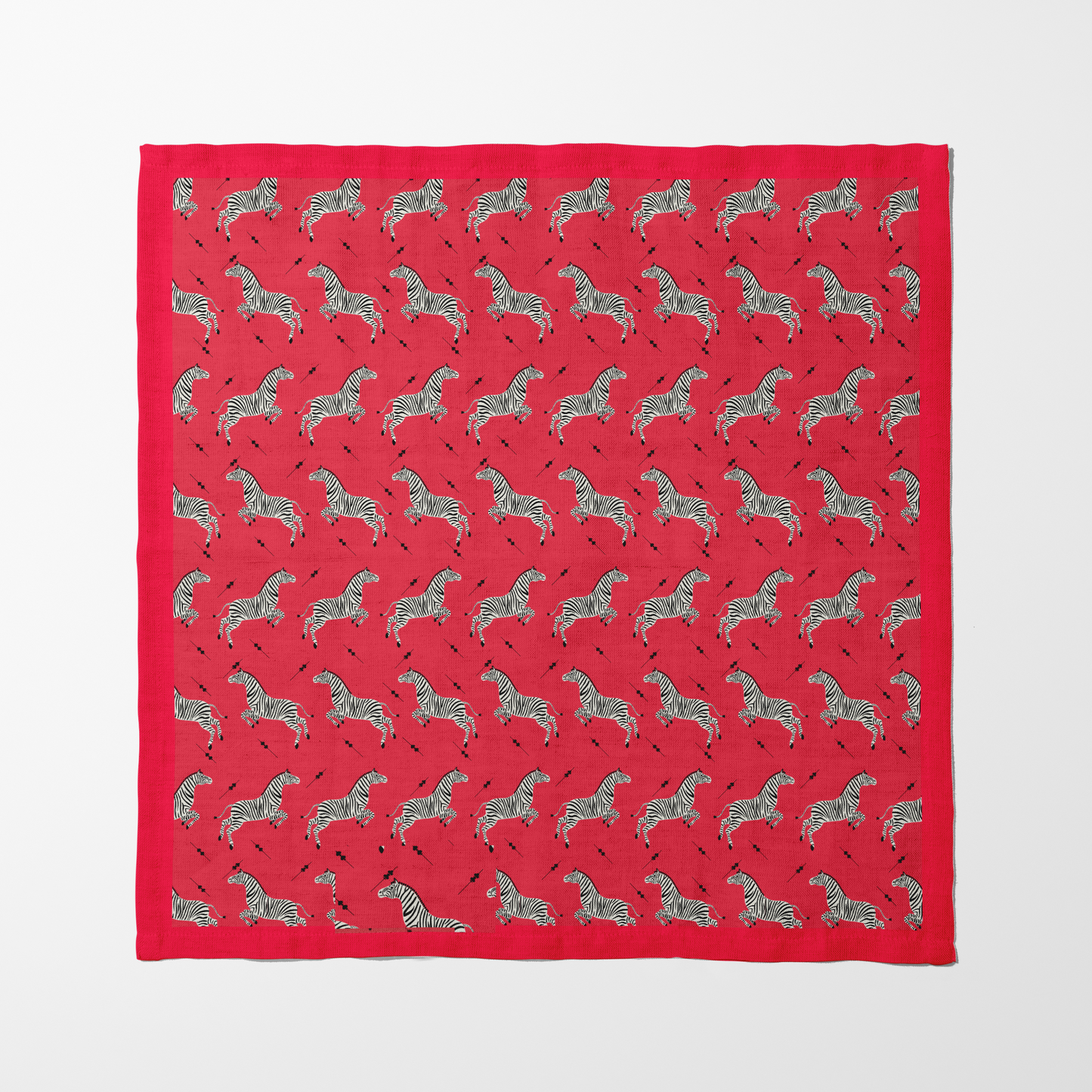 Leaping Zebras in Poppy