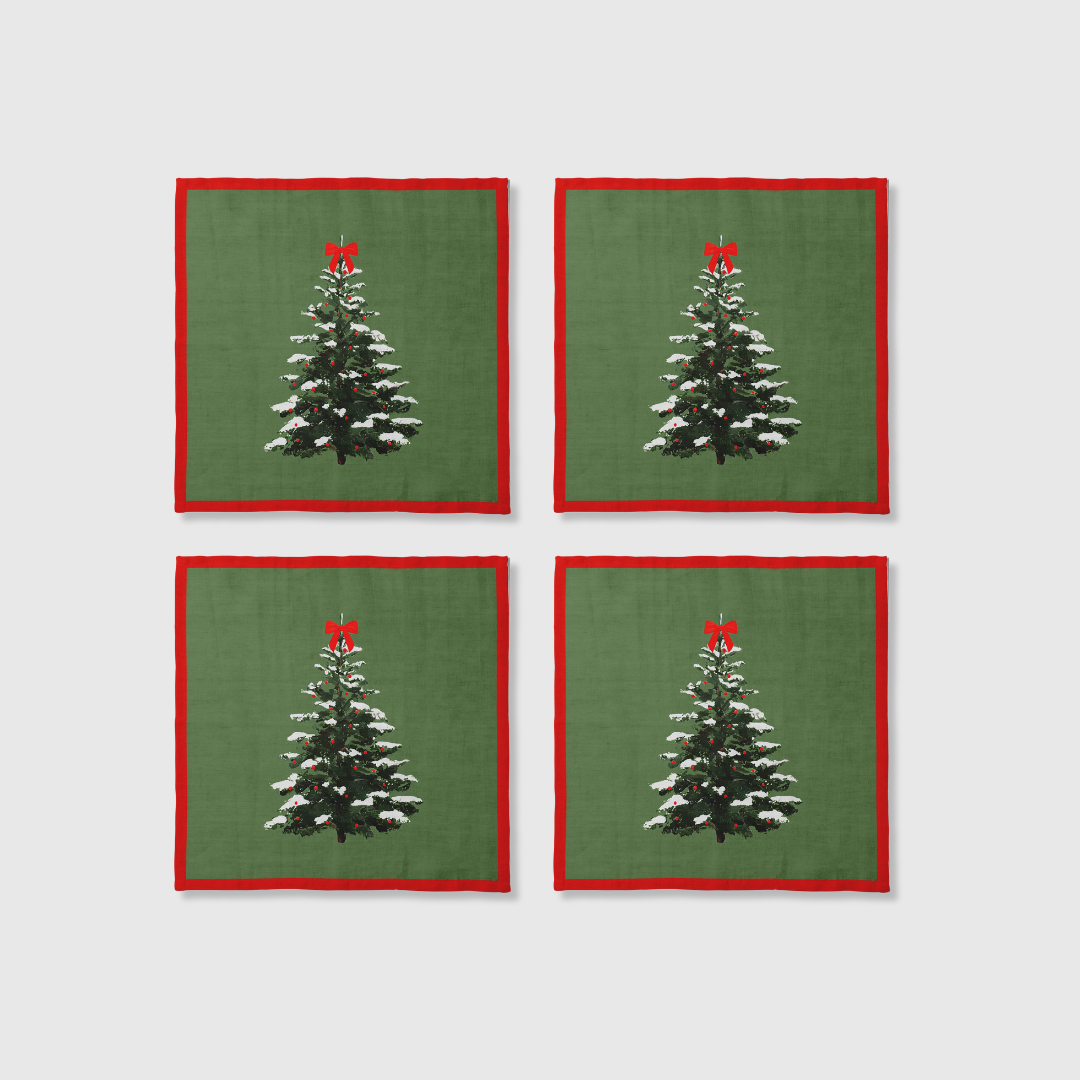 Prim Pine Napkin | Set of 4