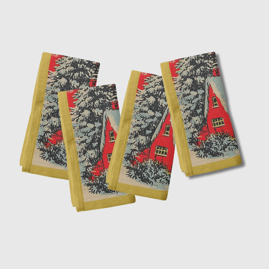 Winter Village Napkin | Set of 4