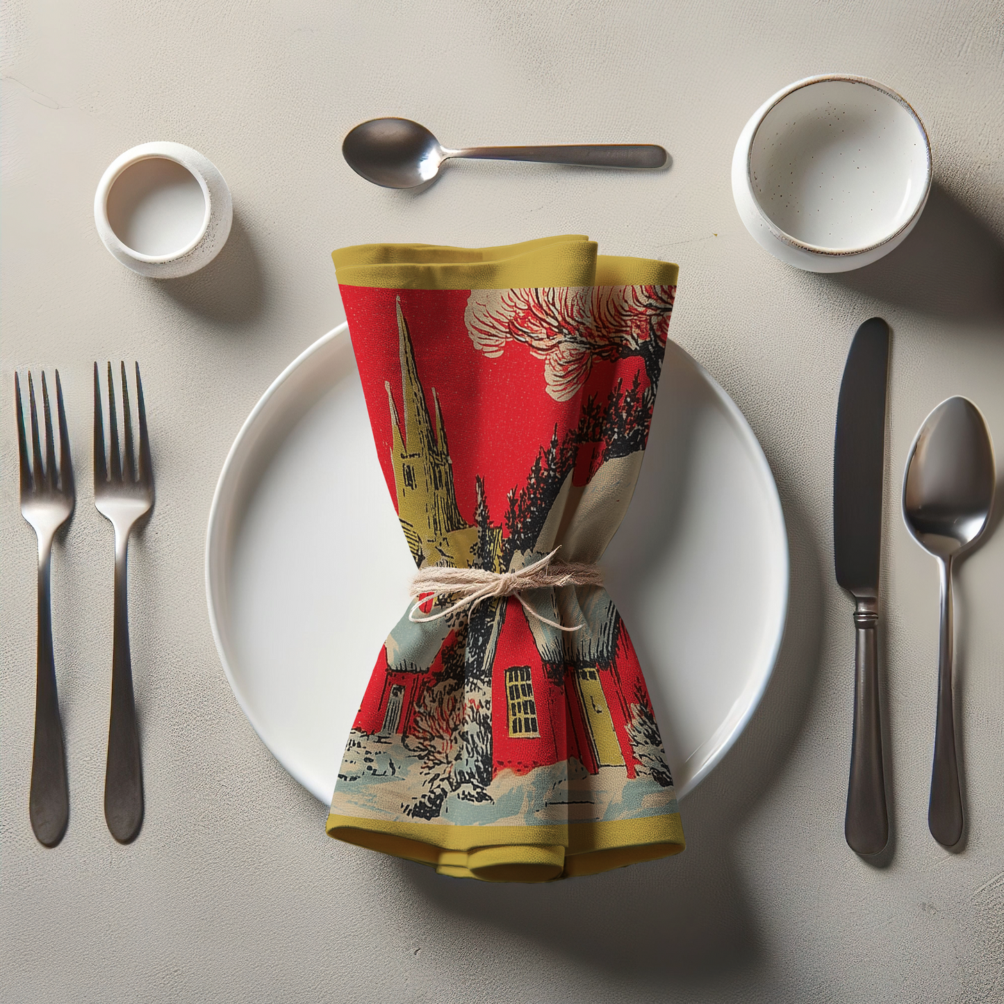 Winter Village Napkin