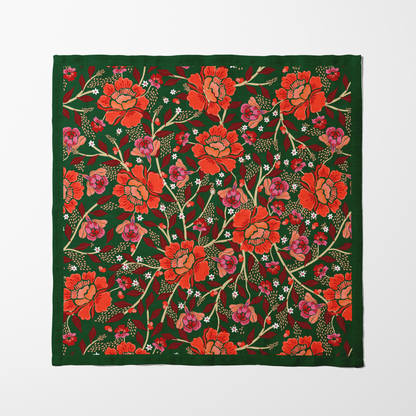 Homegrown Love Napkin in Evergreen